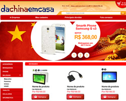 Loja virtual - Da China em casa